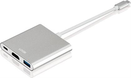USB C 3.1 HUB TO HDMI, USB-A, USB-C ΚΑΛΩΔΙΟ HUB LOGIK από το ΚΩΤΣΟΒΟΛΟΣ