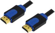 CHB1102 HDMI HIGH SPEED WITH ETHERNET V1.4 CABLE GOLD PLATED 2M BLACK LOGILINK