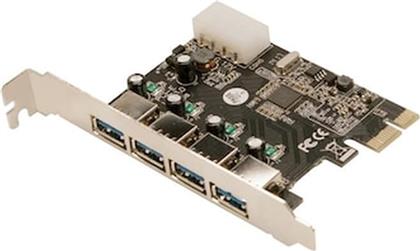 CONTROLLER PCI EXPRESS CARD 4X USB 3.0 LOGILINK