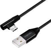 CU0142 USB 2.0 TO MICRO-USB (90° ANGLED) MALE 1M LOGILINK