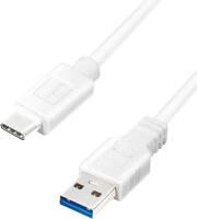 CU0172 USB 3.2 GEN1X1 CABLE USB-A MALE TO USB-C MALE 0.15M WHITE LOGILINK από το e-SHOP
