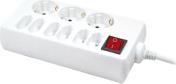 LPS201 9-WAY OUTLET STRIP 3X SCHUKO & 6X EURO WITH SWITCH/CHILD PROTECTION 1.5M WHITE LOGILINK