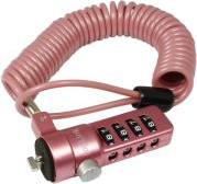 NBS007 HEAVY DUTY SECURITY CABLE WITH 4-DIAL COMBINATION LOCK PINK LOGILINK από το e-SHOP