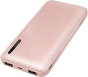 PA0257R MOBILE POWER BANK 10000MAH 2-IN-1 CABLE INCLUDED ROSEGOLD LOGILINK από το e-SHOP