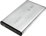 UA0106A 2.5'' SATA HDD/SSD ENCLOSURE USB 3.0 ALUMINIUM SILVER LOGILINK από το e-SHOP