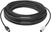 GROUP 15M EXTENDED CABLE FOR LARGE CONFERENCE ROOMS MINI-DIN-6 LOGITECH από το e-SHOP
