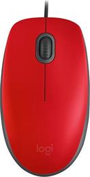 M110 SILENT RED WIRED MOUSE LOGITECH