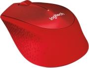 M330 SILENT PLUS WIRELESS MOUSE RED LOGITECH