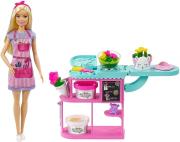BARBIE YOU CAN BE ANYTHING: FLORIST DOLL AND PLAYSET (GTN58) MATTEL