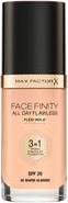 ALL DAY FLAWLESS FOUNDATION 45 WARM ALMOND MAX FACTOR MAYBELLINE