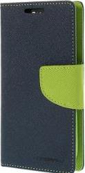 FANCY DIARY CASE FOR SAMSUNG A7 NAVY/LIME MERCURY