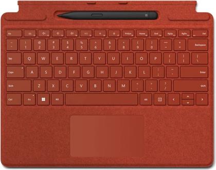 MICROSOFT SURFACE PRO 8/9 SIGNATURE KEYBOARD WITH SLIM PEN 2 ΑΣΥΡΜΑΤΟ - POPPY RED