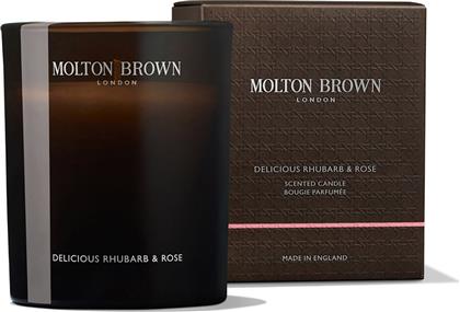 DELICIOUS RHUBARB & ROSE SIGNATURE CANDLE 190G - 5110148 MOLTON BROWN