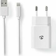 WCHAL242AWT WALL CHARGER 1X 2.4A 1X USB-A LIGHTNING 8-PIN CABLE 1.00M 12W NEDIS από το e-SHOP