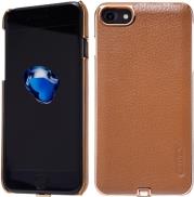 N-JARL WIRELESS CHARGER BACK COVER CASE FOR APPLE IPHONE 7 BROWN NILLKIN