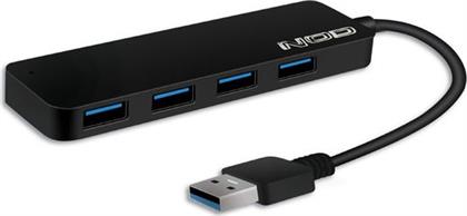 USB 3.0 4-PORT BLACK METAL HUB NOD