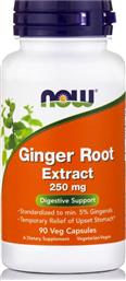 FOODS GINGER ROOT EXTRACT ΑΝΑΚΟΥΦΙΣΗ ΑΠΟ ΤΗ ΝΑΥΤΙΑ ΚΑΙ ΤΙΣ ΠΡΟΣΩΡΙΝΕΣ ΣΤΟΜΑΧΙΚΕΣ ΔΙΑΤΑΡΑΧΕΣ 250MG 90CAPS NOW