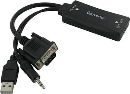 VGA + AUDIO TO HDMI CONVERTER CABLE OEM