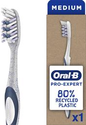 PRO-EXPERT EXTRA CLEAN ECO EDITION TOOTHBRUSH ΟΔΟΝΤΟΒΟΥΡΤΣΑ ΜΕΤΡΙΑΣ ΣΚΛΗΡΟΤΗΤΑΣ, 1 ΤΕΜΑΧΙΟ ORAL B