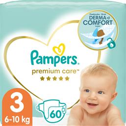 PREMIUM CARE NO3 (6-10KG) 60 ΠΑΝΕΣ PAMPERS