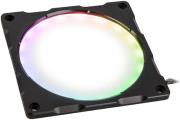 HALOS LUX 120MM DIGITAL RGB LED FAN FRAME ALUMINUM BLACK PHANTEKS