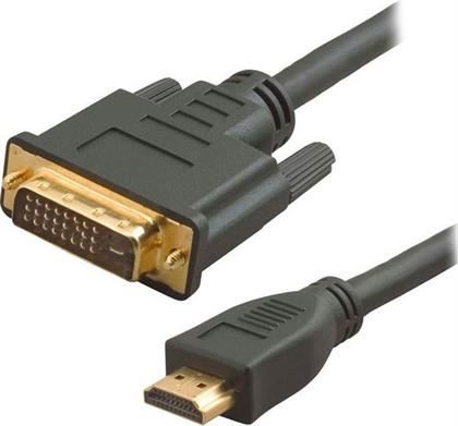 HDMI TO DVI-D MALE 1.5M ΚΑΛΩΔΙΟ POWERTECH