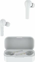 T5 TWS WHITE TRUE WIRELESS GAMING EARBUDS 5.1 BLUETOOTH HEADPHONES ENC IPX5 SPEAKER 6MM 5HRS QCY