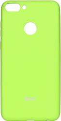 COLORFUL JELLY BACK COVER CASE FOR HUAWEI P SMART / ENJOY 7S LIME ROAR