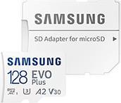 EVO PLUS 128GB MICRO SDXC UHS-I U3 V30 A2 + ADAPTER MB-MC128SA/EU SAMSUNG