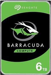BARRACUDA 6TB - ST6000DM003 HDD ΕΣΩΤΕΡΙΚΟΣ ΣΚΛΗΡΟΣ ΔΙΣΚΟΣ SEAGATE