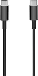 CABLE USB-C - USB-C 1,0 M 3A BLACK SETTY