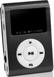 MP3 PLAYER WITH LCD + EARPHONES BLACK SLOT SETTY