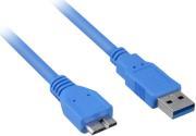 MICRO USB3.0 CABLE 3M BLUE SHARKOON από το e-SHOP