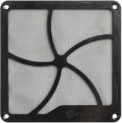 FF122B 120MM FAN GRILLE WITH MAGNET MONTAGE BLACK SILVERSTONE