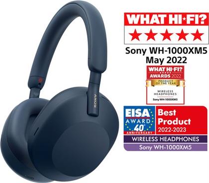 WH-1000XM5 NOISE CANCELLING WIRELESS HEADPHONES MIDNIGHT BLUE BLUETOOTH HEADSET SONY