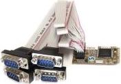 4-PORT RS232 MINI PCI EXPRESS SERIAL CARD W/ 16650 UART STARTECH