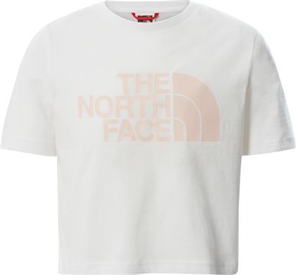 T-SHIRT ΜΕ ΚΟΝΤΑ ΜΑΝΙΚΙΑ EASY CROPPED TEE THE NORTH FACE