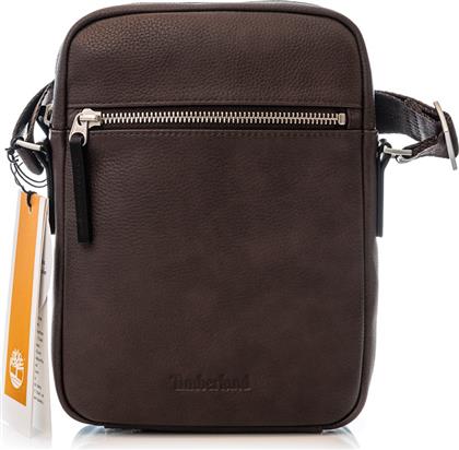 AΝΔΡΙΚΗ ΤΣΑΝΤΑ LEATHER CONTEMPORARY CROSS BODY TB0A2G4N ΚΑΦΕ TIMBERLAND