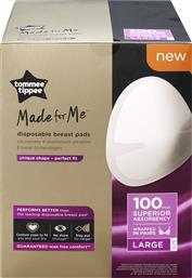 DISPOSABLE BREAST PADS DAILY LARGE ΚΩΔ 423628 ΕΠΙΘΕΜΑΤΑ ΣΤΗΘΟΥΣ ΜΙΑΣ ΧΡΗΣΗΣ 100 ΤΕΜΑΧΙΑ TOMMEE TIPPEE