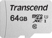 300S TS64GUSD300S 64GB MICRO SDXC UHS-I U1 CLASS 10 TRANSCEND από το e-SHOP