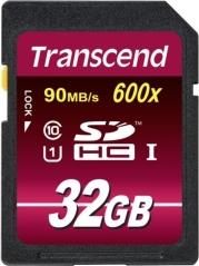 TS32GSDHC10U1 32GB SDHC CLASS 10 UHS-I 600X ULTIMATE TRANSCEND