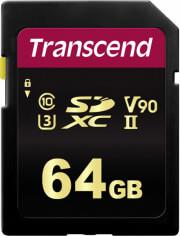 TS64GSDC700S 700S 64GB SDXC UHS-II U3 CLASS 10 TRANSCEND από το e-SHOP