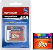 TS8GCF133 8GB COMPACT FLASH 133X TRANSCEND