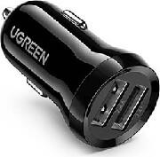CAR CHARGER ED018 24W DUAL USB 2.4A BLACK 50875 UGREEN από το e-SHOP