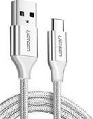CHARGING CABLE US288 TYPE-C SILVER 1M 60131 3A UGREEN