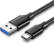 CHARGING CABLE USB 3.0 US184 TYPE-C BLACK NICKEL 1M 20882 UGREEN από το e-SHOP
