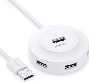 HUB USB 2.0 CR106 WHITE 20270 UGREEN από το e-SHOP
