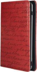 HARDCASE ARTIST SERIES COVER CITIES FOR E-READER 6'' RED VERSO